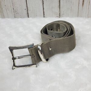 Metal Mesh Belt Silver